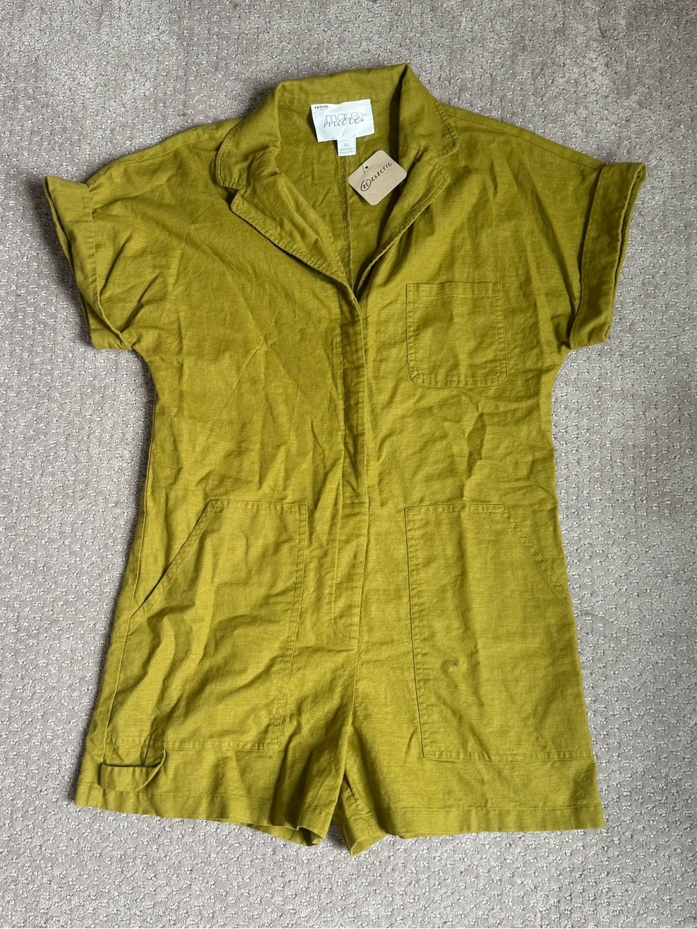 Mare Mare green romper, size XS